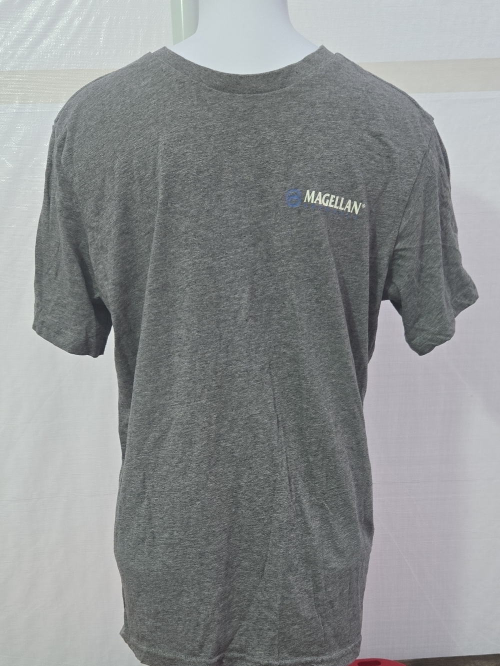 Magellan Outdoors Men's Dark Gray Logo Short Sleeve Tee